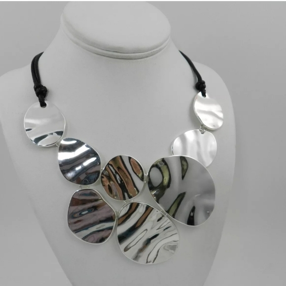 Style & Co. Silver Statement Necklace NWT - Picture 4 of 8